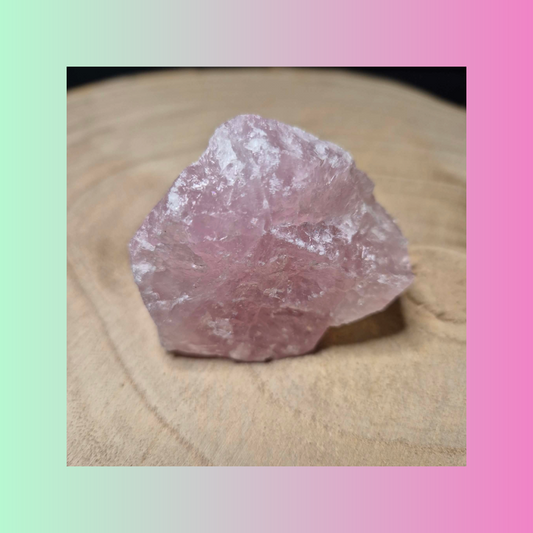Raw Rose Quartz Crystal Gemstone Chunk 100g