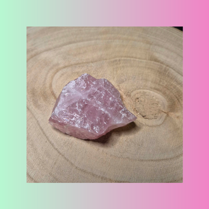 Raw Rose Quartz Crystal Gemstone Chunk 100g