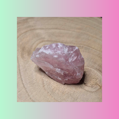 Raw Rose Quartz Crystal Gemstone Chunk 100g