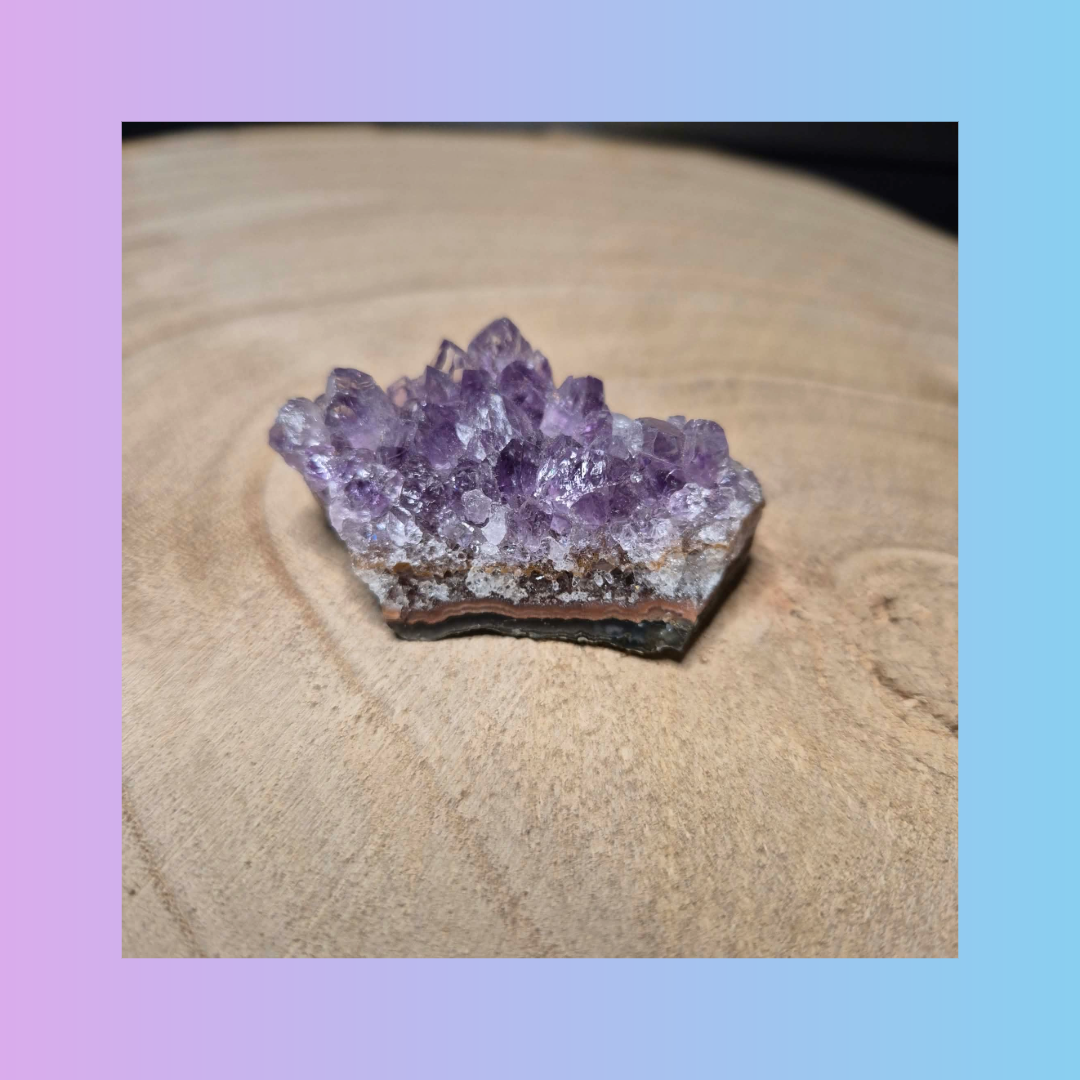 Amethyst Cluster Gemstone Crystal 35g
