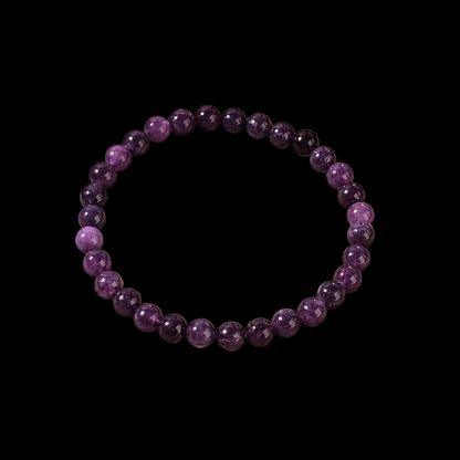 Amethyst gemstone bead bracelet