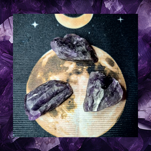 Raw Amethyst Gemstone Chunks