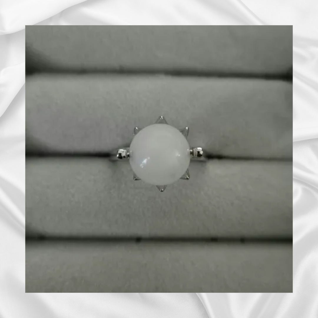Quartz Spinning Fidget Ring