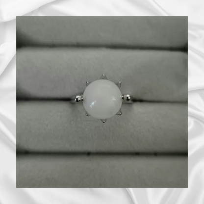 Quartz Spinning Fidget Ring