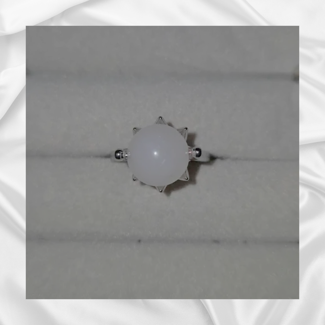 Quartz Spinning Fidget Ring