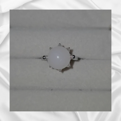Quartz Spinning Fidget Ring