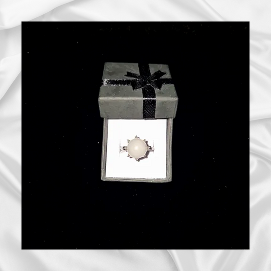 Quartz Spinning Fidget Ring