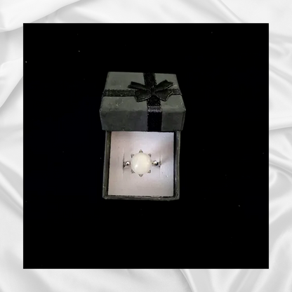 Quartz Spinning Fidget Ring