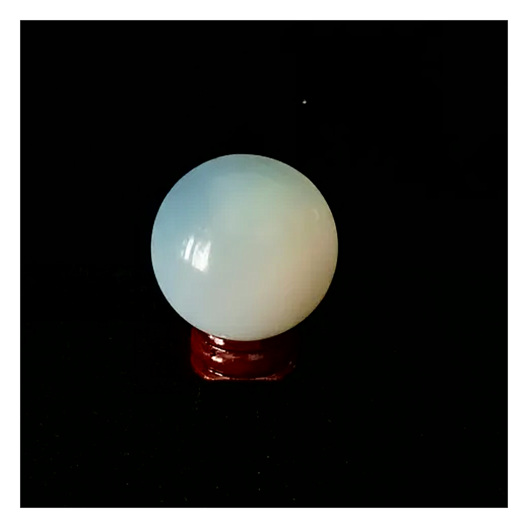 Opalite Crystal Sphere With Stand