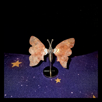 Gemstone Butterfly Wings – Mini Display Sculpture
