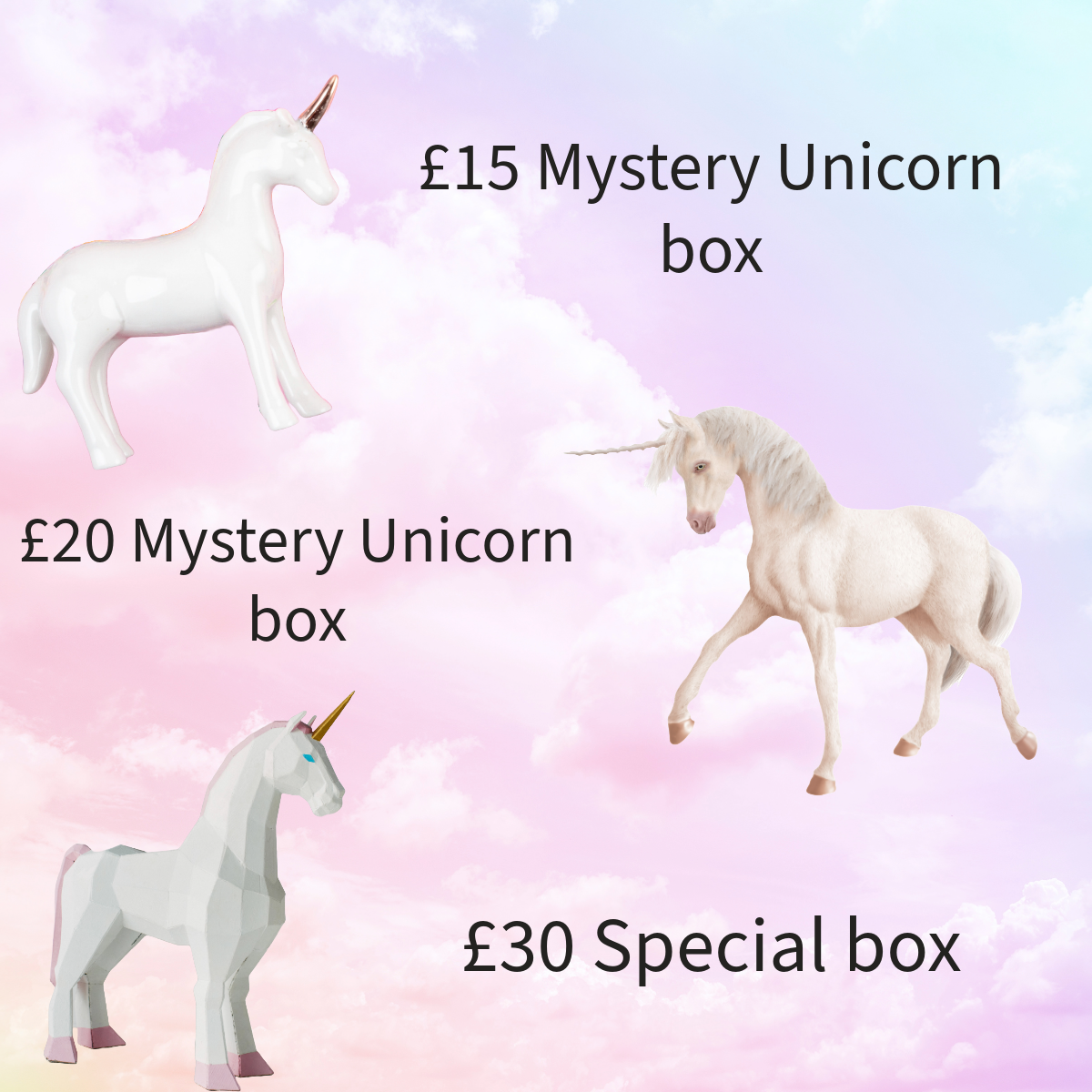 Unicorn Themed Mystery Box