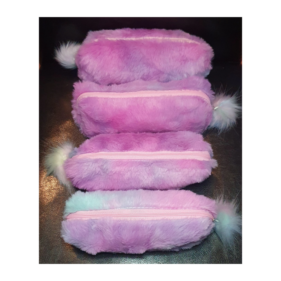 Fluffy pencil case