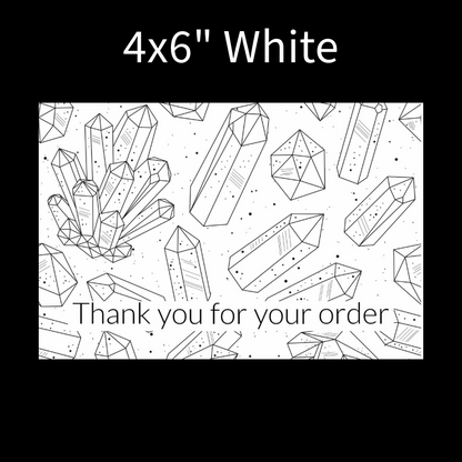 Packaging thermal stickers crystal design