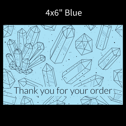 Packaging thermal stickers crystal design