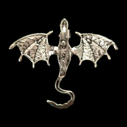 Enamel Flying Dragon Pin Brooch