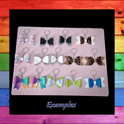 Mystery bundle of bow key rings - standard keyring