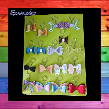 Mystery bundle of bow key rings - standard keyring