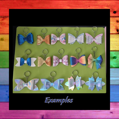 Mystery bundle of bow key rings - standard keyring