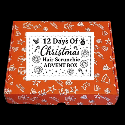 Twelve Days Of Christmas Advent Scrunchie Mystery Box Pre Order