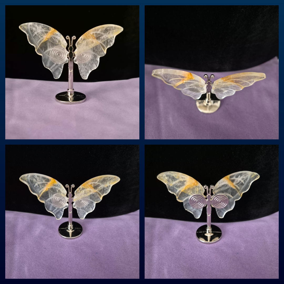 Gemstone Butterfly Wings – Mini Display Sculpture