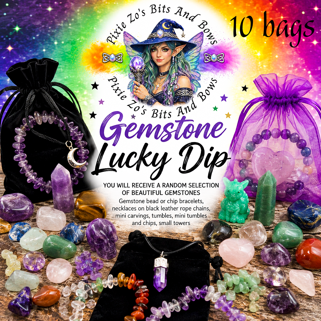 Gemstone Lucky Dip – Velvet or Organza Gift Bag Surprise