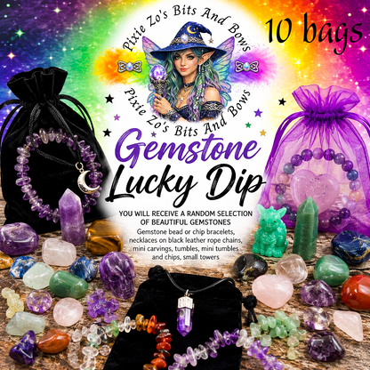 Gemstone Lucky Dip – Velvet or Organza Gift Bag Surprise