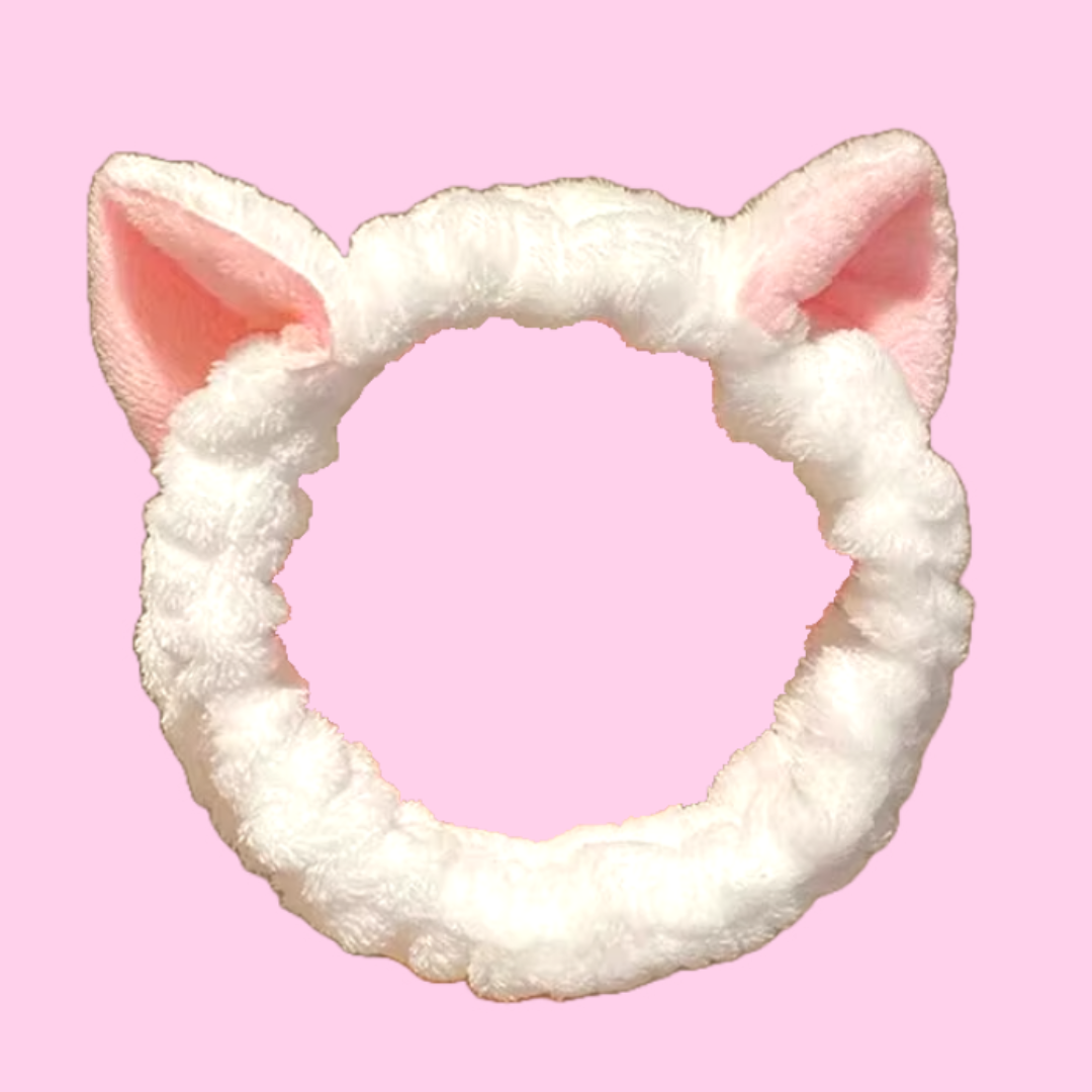 Cat Ear Spa Make Up Headband