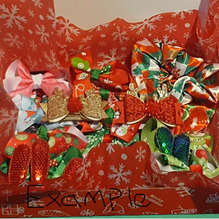 Christmas 2024 hair accessory box clearance