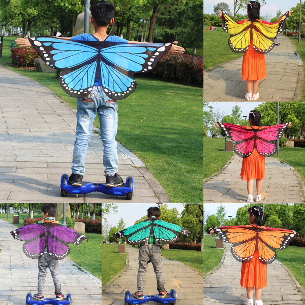 Fashion kids dress up wings