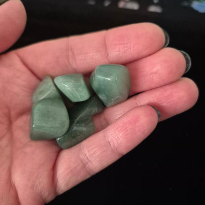 Green Aventurine Tumbles – Set of Five
