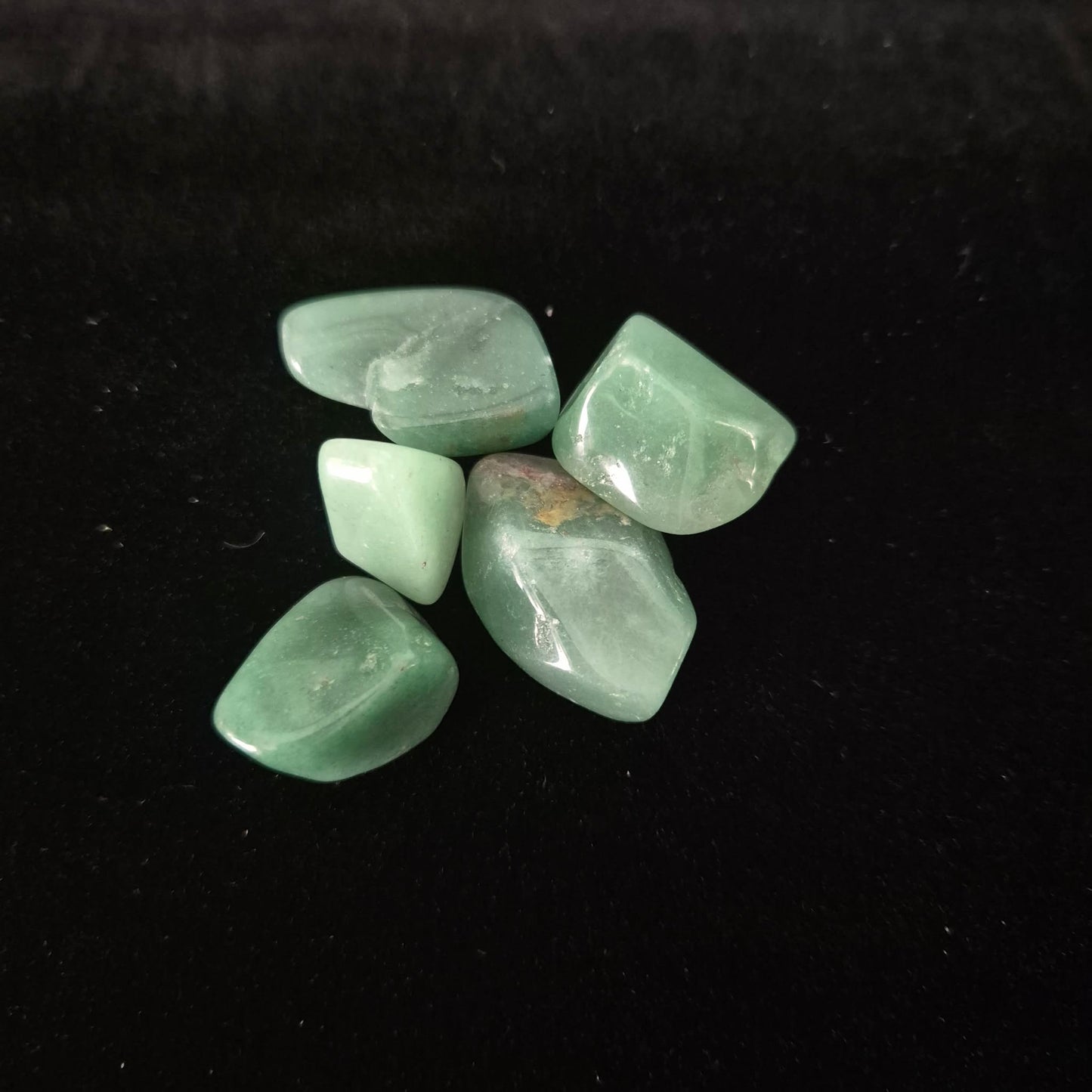 Green Aventurine Tumbles – Set of Five