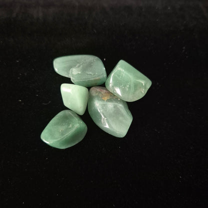 Green Aventurine Tumbles – Set of Five