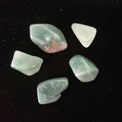 Green Aventurine Tumbles – Set of Five