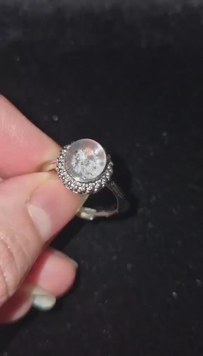 Garden Quartz Adjustable Ring