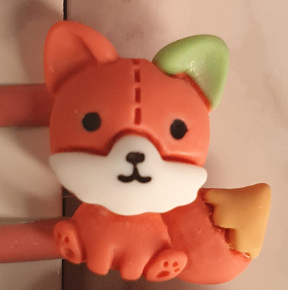 Cute set of animal hair clips