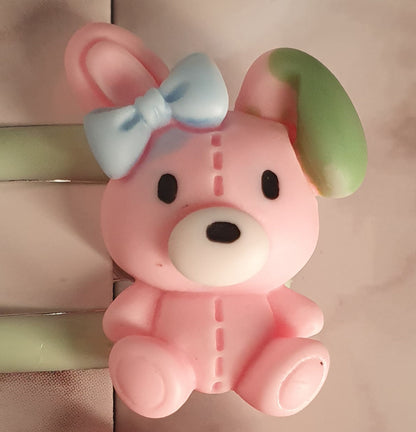 Cute set of animal hair clips