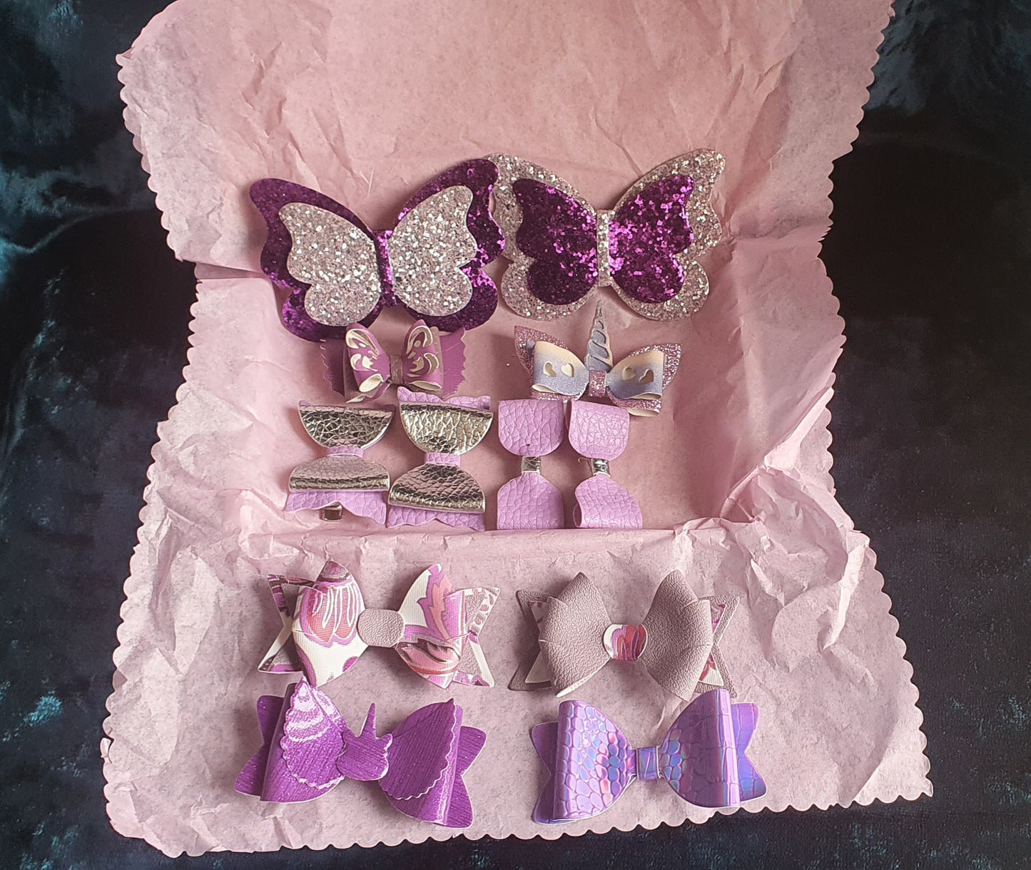 Purple Themed Bow Box Set