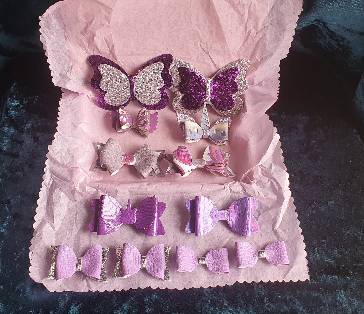 Purple Themed Bow Box Set