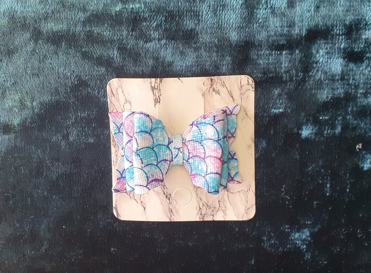 Mermaid scale hair bows hair clips