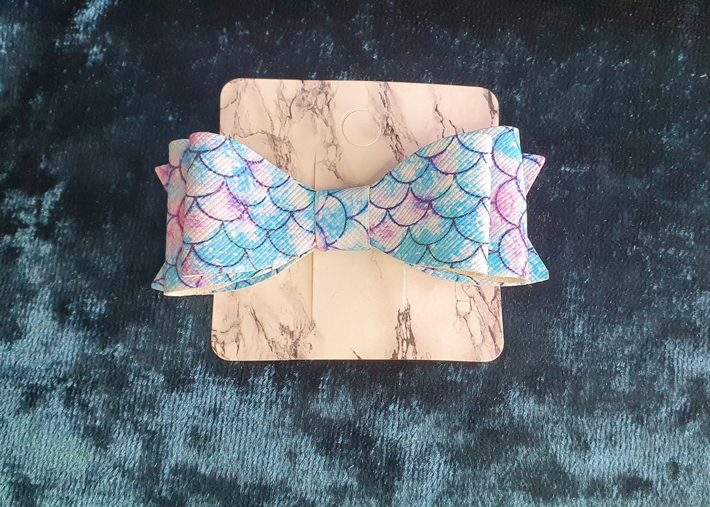 Mermaid scale hair bows hair clips