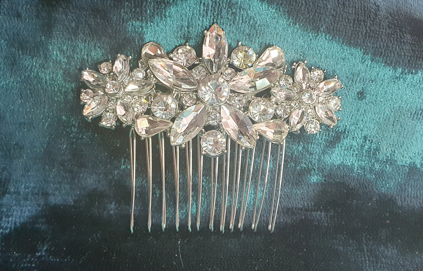 Crystal hair slides updo pieces for bridal, prom and other occasions