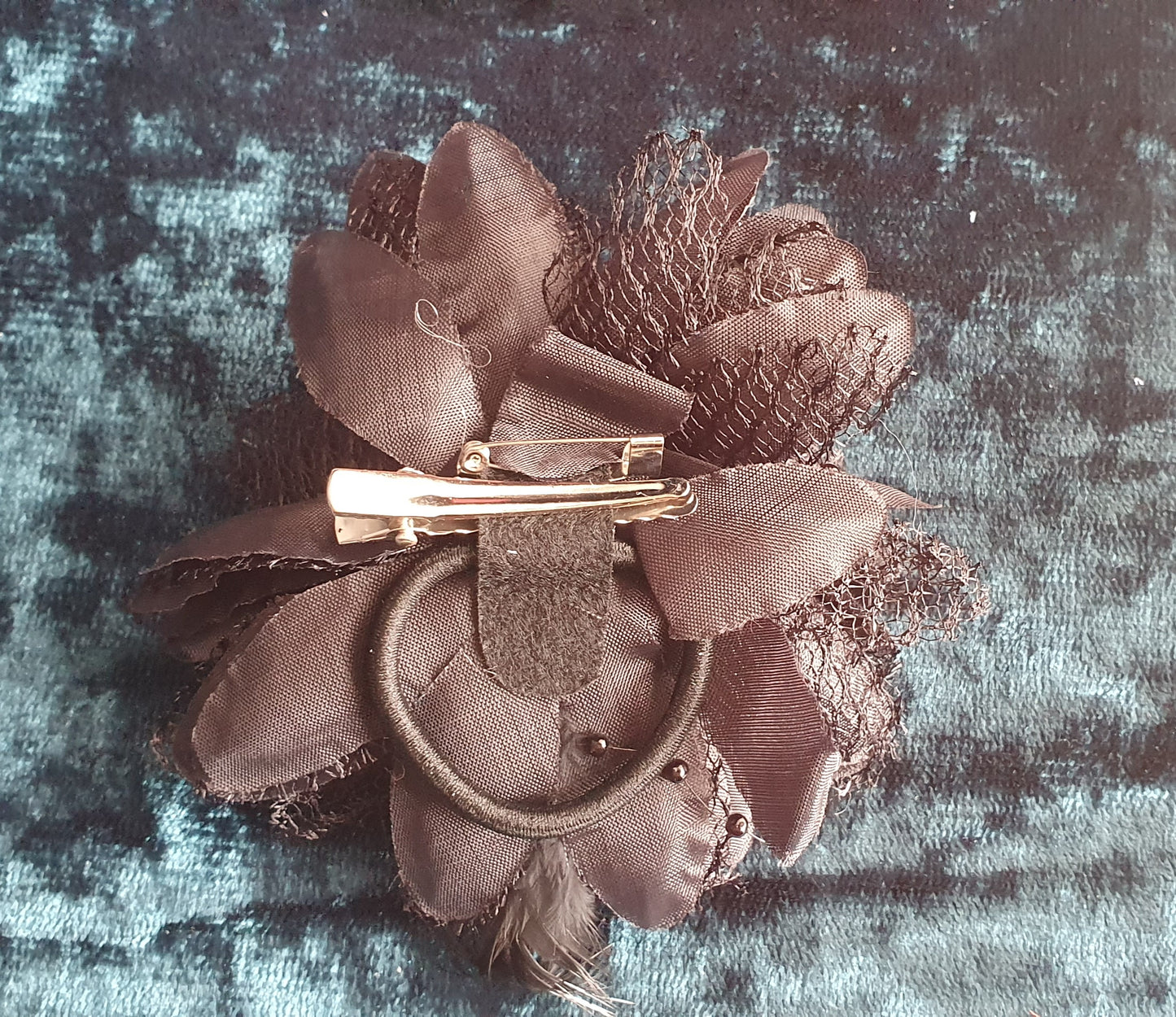 Flower Fascinator Corsage Hair Clip Bobble Pin Broach