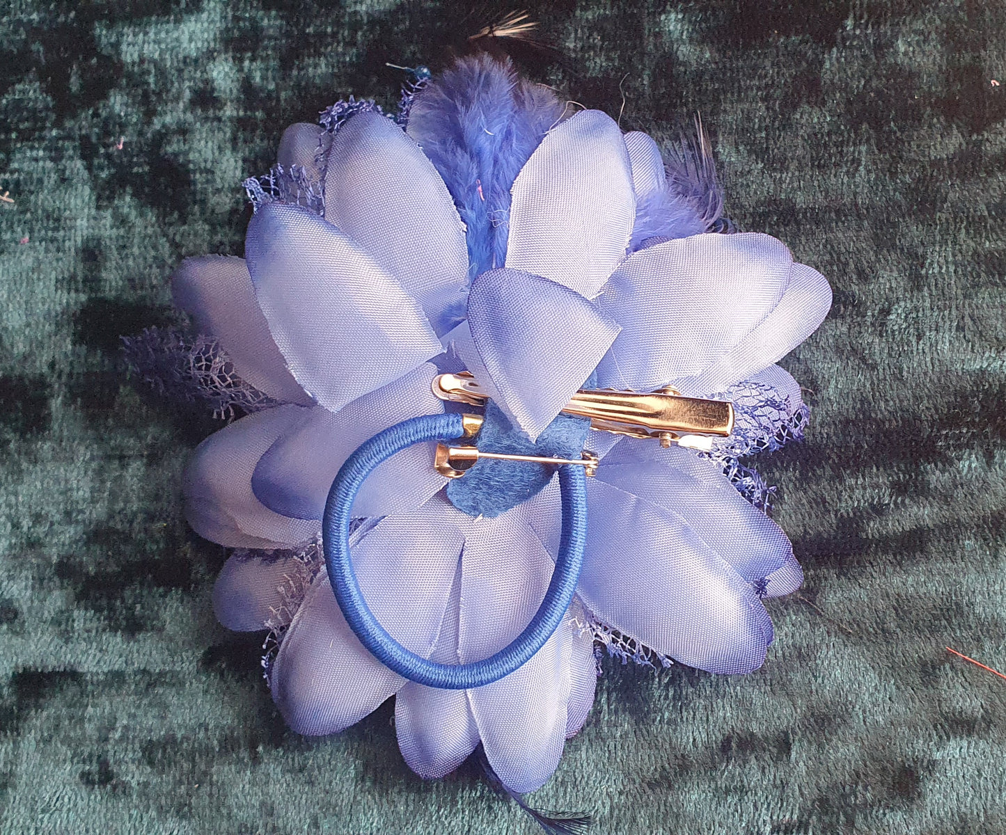 Flower Fascinator Corsage Hair Clip Bobble Pin Broach