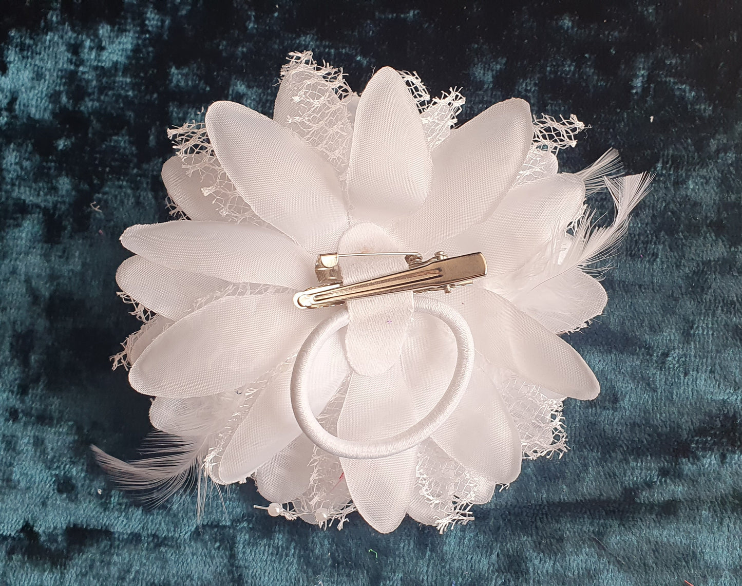 Flower Fascinator Corsage Hair Clip Bobble Pin Broach