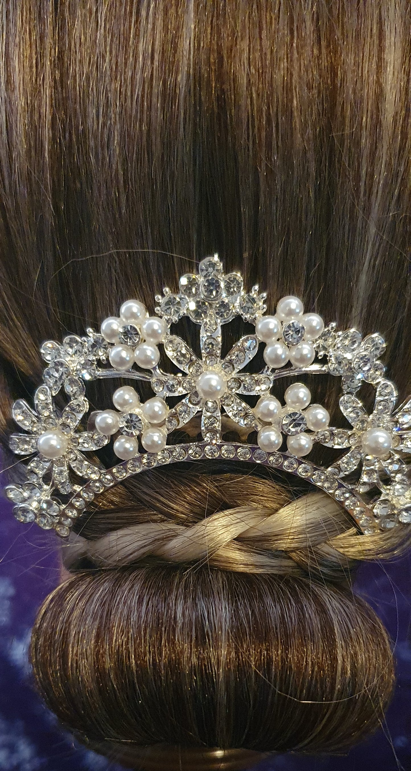 Crystal hair slides updo pieces for bridal, prom and other occasions