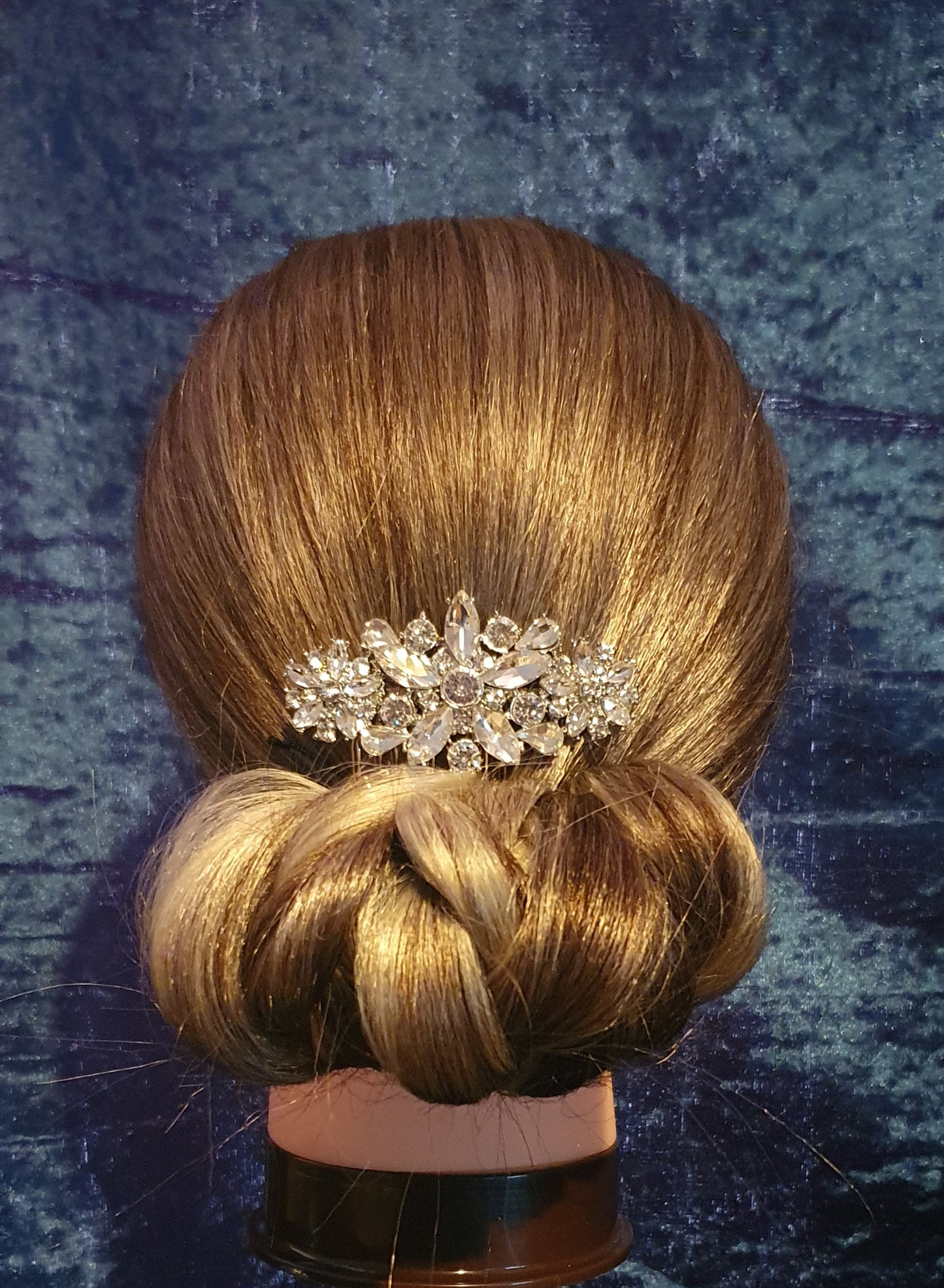 Crystal hair slides updo pieces for bridal, prom and other occasions