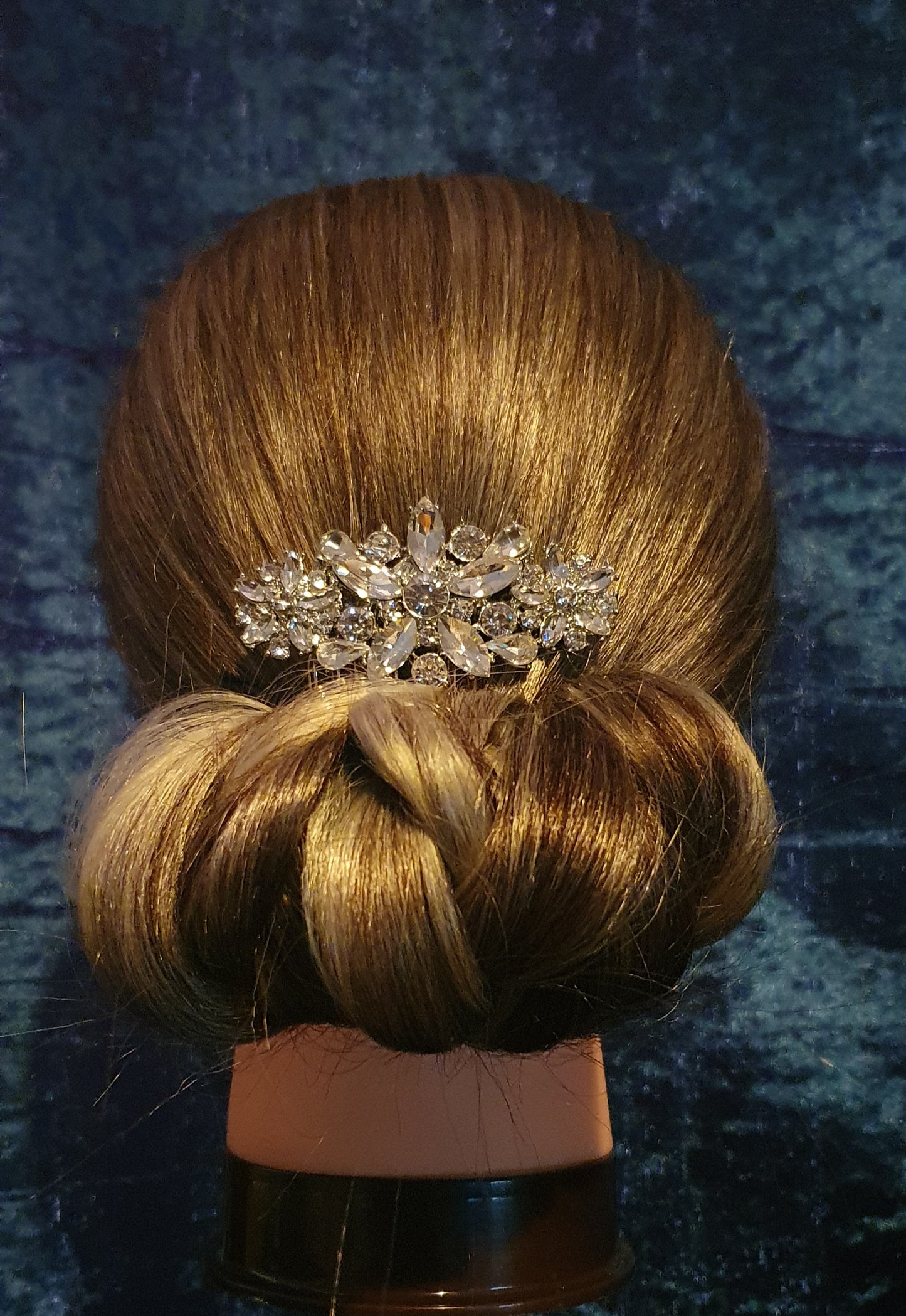 Crystal hair slides updo pieces for bridal, prom and other occasions