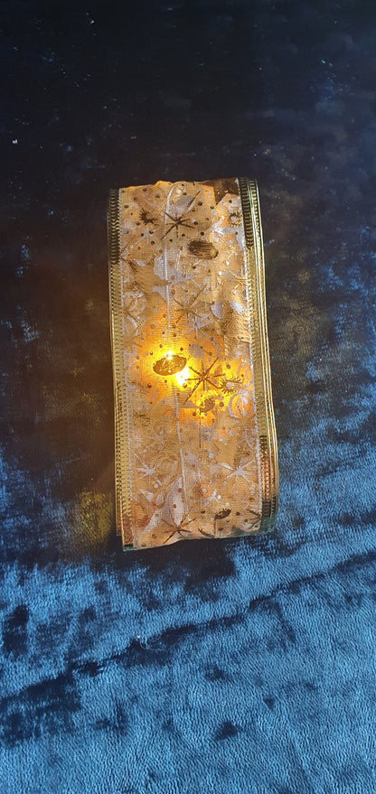 gold led ribbon lights