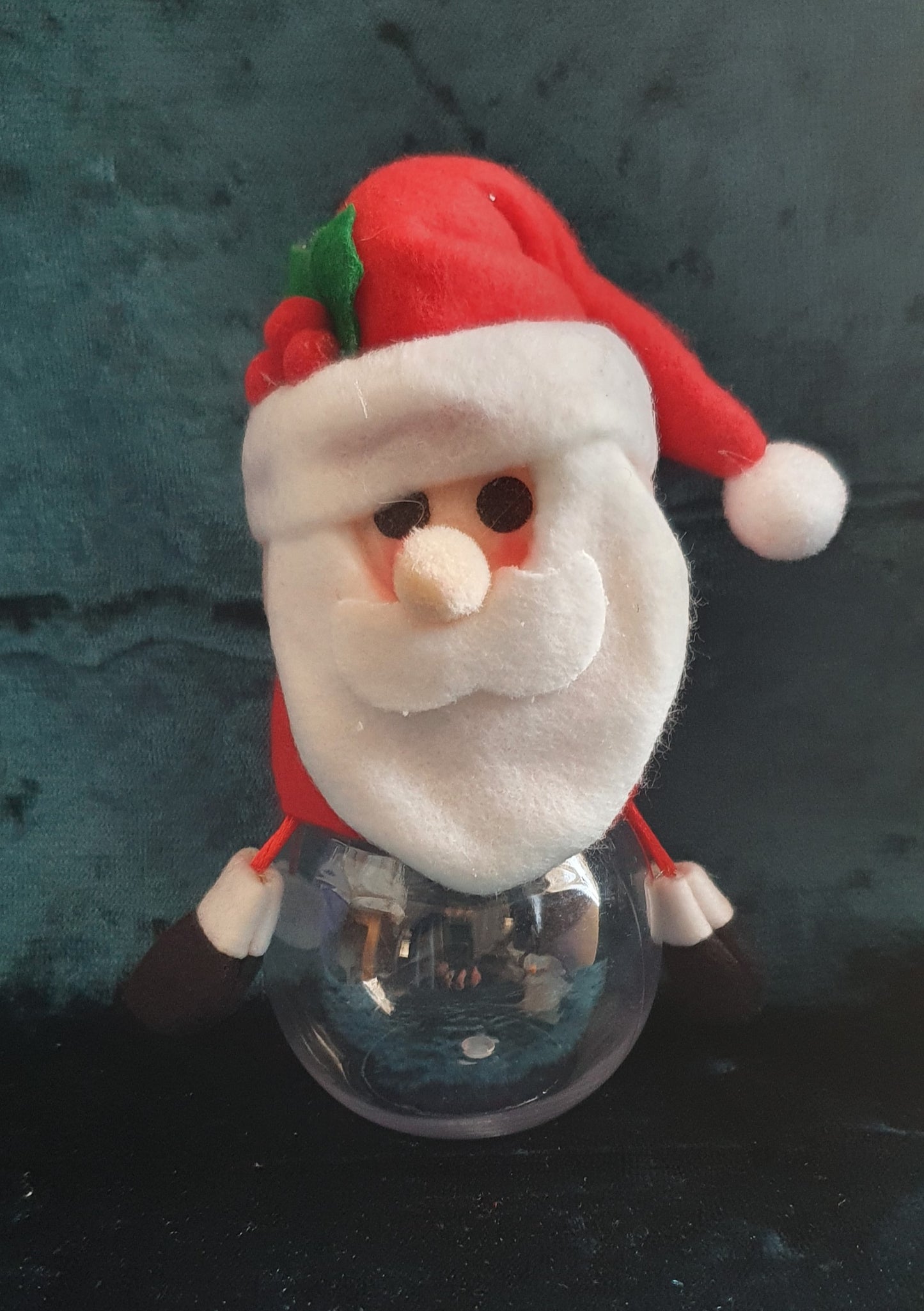 Santa Christmas themed candy jar