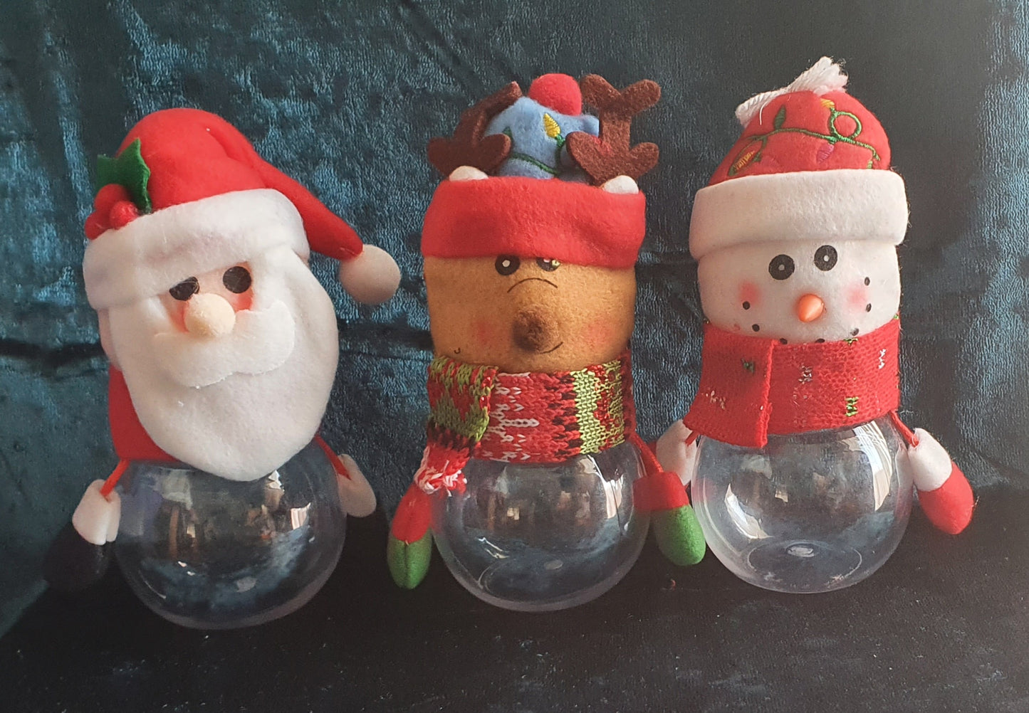 Christmas themed candy jars